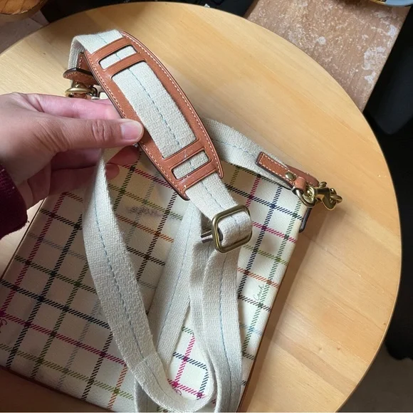 Coach Heritage Tattersall multicolor plaid crossbody - Picture 9 of 9